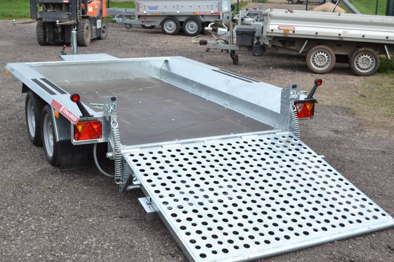 Remorque porte engin double essieux à Sarrebourg en Moselle