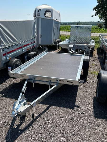 Remorque plateau simple essieu non freinée MULTITRANSPORTER