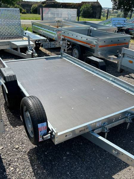 Remorque plateau simple essieu non freinée MULTITRANSPORTER