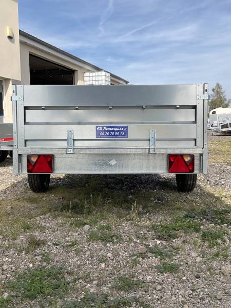 Remorque ERDE LC251 acier simple essieu non freinée sans carte grise disponible à Francaltroff dans le Grand Est.