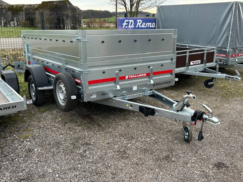 Remorque plateau simple essieu non freinée MULTITRANSPORTER