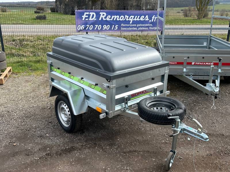 Remorque SOREL RUSTIQUE R150 avec capot 